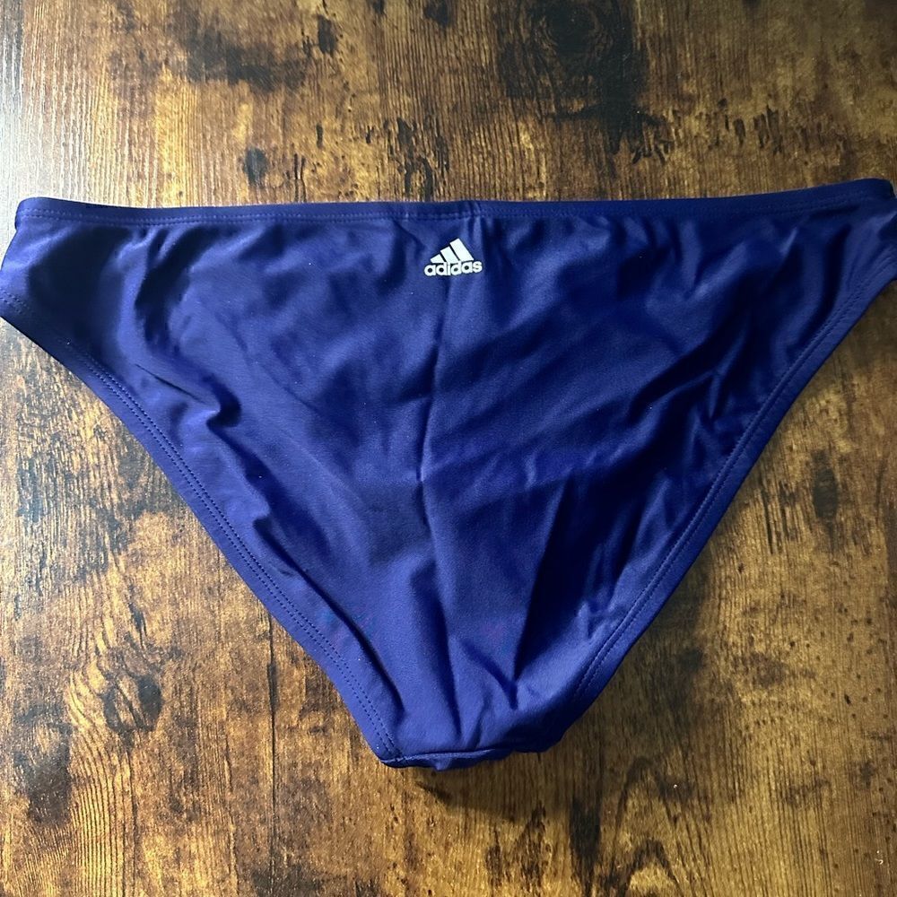 Adidas Navy Blue Bikini Bottom Size L - Picture 2 of 5